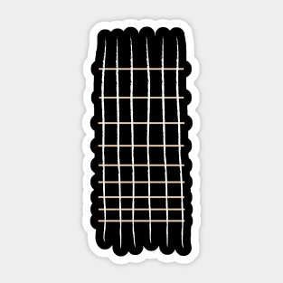 guitar ( Minimal ) 6 strings Sticker